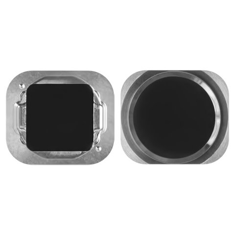 Пластик кнопки HOME для Apple iPhone 5S, iPhone SE, чорний