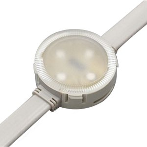 Комплект круглих LED модулів повноколірні, 4 світлодіоди SMD3535, 40 мм, IP68, 20шт. 