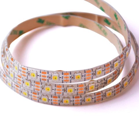 Світлодіодна стрічка SMD5050 SK6812 1800 7000 K, біла, з управлінням, IP65, 5 В, 60 діодів м, 5 м