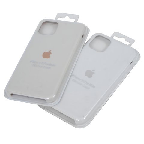 Чохол для iPhone 11 Pro Max, золотистий, білий, Original Soft Case, силікон, antique white 10 