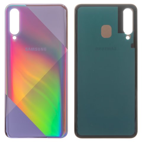 Задня панель корпуса для Samsung A507F DS Galaxy A50s, фіолетова