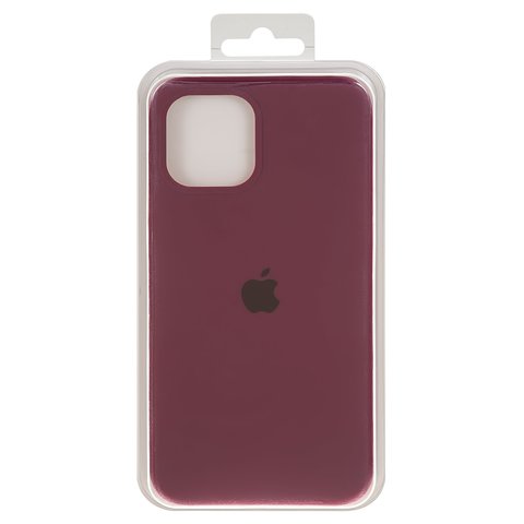 Чохол для Apple iPhone 12 Pro Max, бордовий, Original Soft Case, силікон, bordo 58 