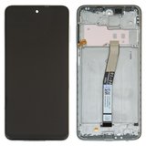 Дисплей для Xiaomi Redmi Note 9 Pro, Redmi Note 9S, сірий, з рамкою, High Copy, M2003J6B2G, M2003J6A1G