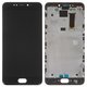 Дисплей для Meizu MX6, черный, с рамкой, Original, M685H