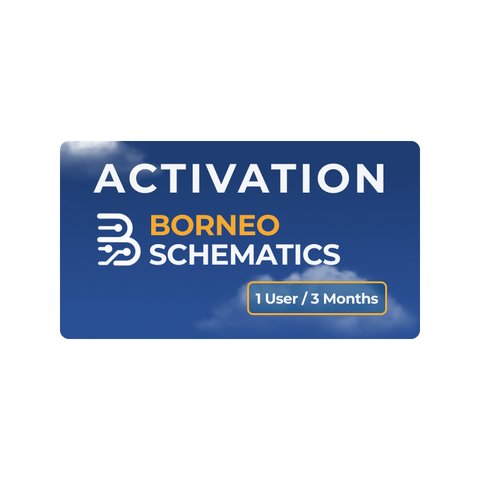 Активация Borneo Schematics 1 пользователь 3 месяца 