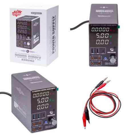 Лабораторный блок питания Mechanic DC 2405+, до 24 В, до 5 А, 120 Вт