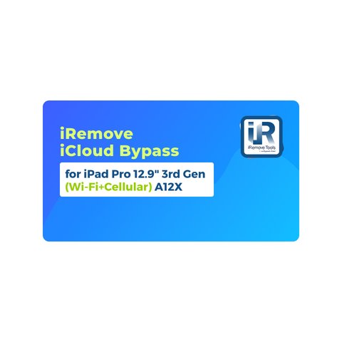 iRemove iCloud Bypass для iPad Pro 12.9 inch 3rd Gen Wi Fi+Cellular  A12X