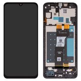 Дисплей для Samsung A057 Galaxy A05s, черный, с рамкой, (Box)