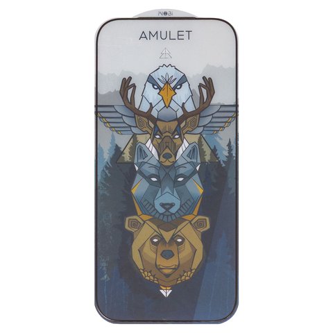 Защитное стекло iNobi Amulet для Apple iPhone 17 Pro, Full Glue, Anti Static, черный
