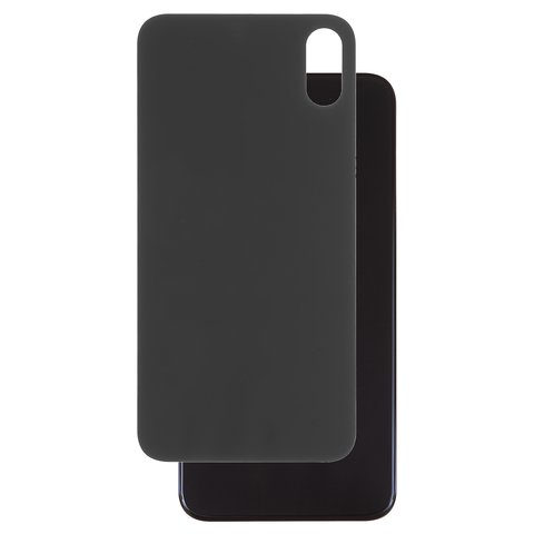 Panel trasero de carcasa puede usarse con iPhone XS, negra, es necesario desmontar la cámara, small hole