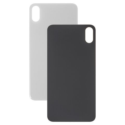 Panel trasero de carcasa puede usarse con iPhone XS Max, blanco, no es necesario desmontar la cámara, big hole