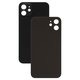 Panel trasero de carcasa puede usarse con iPhone 12, negra, es necesario desmontar la cámara, small hole