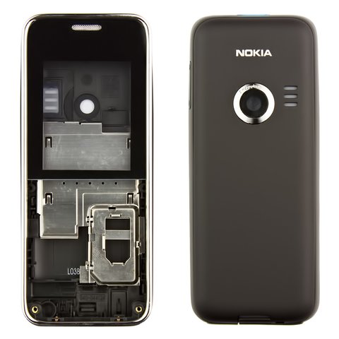 Housing compatible with Nokia 3500c, High Copy, black 