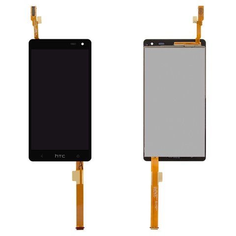 Pantalla LCD puede usarse con HTC Desire 600 Dual sim, Desire 606w, negro, sin marco