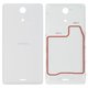 Housing Back Cover compatible with Sony C5503 M36i Xperia ZR, (white)