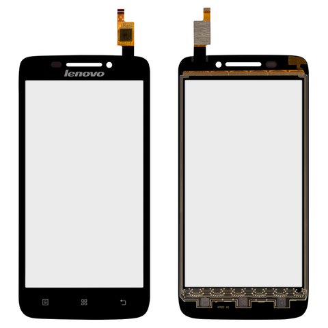 Touchscreen compatible with Lenovo S650, black 
