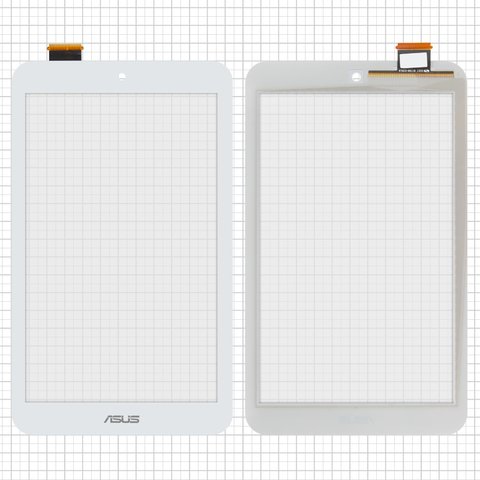Touchscreen compatible with Asus MeMO Pad 8 ME180A, white 