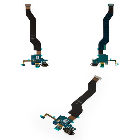 Flat Cable compatible with Xiaomi Mi Note, microphone, charge connector, with components, High Copy, charging board 