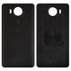 Housing Back Cover compatible with Microsoft (Nokia) 950 Lumia Dual SIM, (black, without component)