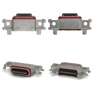 Charge Connector compatible with Samsung A320F Galaxy A3 2017 , A320Y Galaxy A3 2017 , A520F Galaxy A5 2017 , A720F Galaxy A7 2017 , 18 pin, USB type C 