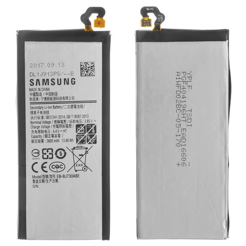 Batería EB BJ730ABE puede usarse con Samsung J730 Galaxy J7 2017 , Li ion, 3.85 V, 3600 mAh, Original PRC 