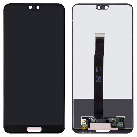 Pantalla LCD puede usarse con Huawei P20, negro, sin marco, Original PRC , EML L29 EML L09