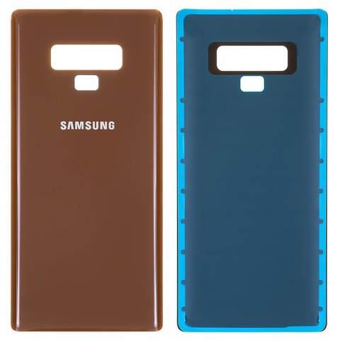 Panel trasero de carcasa puede usarse con Samsung N960 Galaxy Note 9, marrón, dorada, metallic copper