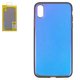 Case Baseus compatible with iPhone XS Max, (dark blue, transparent, silicone) #WIAPIPH65-XG01
