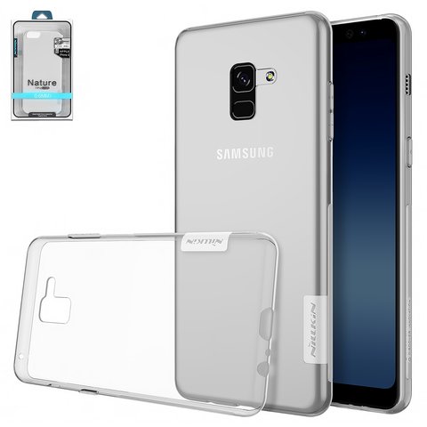 Funda Nillkin Nature TPU Case puede usarse con Samsung A730 Galaxy A8+ 2018 , incoloro, Ultra Slim, transparente, silicona, #6902048152526