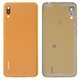 Housing Back Cover compatible with Huawei Y6 Pro (2019), (brown, amber Brown, MRD-LX2)