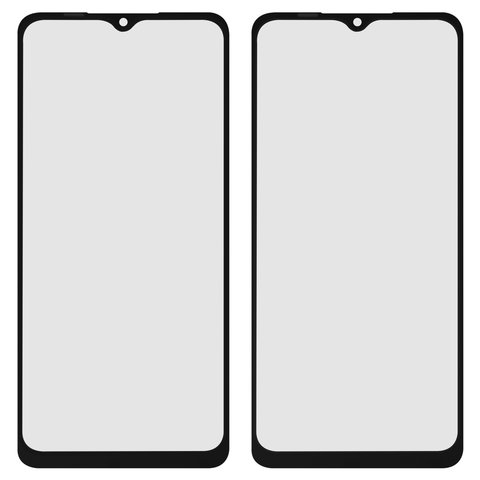Housing Glass compatible with Samsung A326 Galaxy A32 5G, with OCA film, black 