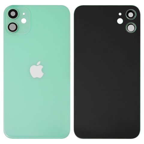Housing Back Cover compatible with iPhone 11, green, with camera lens, small hole 