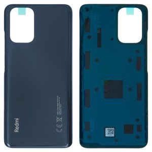 Panel trasero de carcasa puede usarse con Xiaomi Redmi Note 10, negra, M2101K7AI, shadow black Onyx Gray 