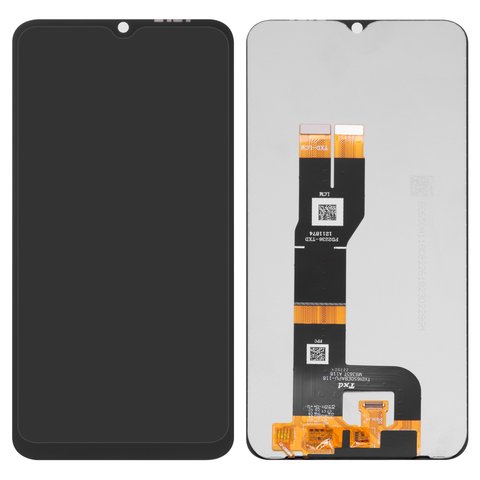 LCD compatible with Vivo Y02, black, without frame, High Copy 