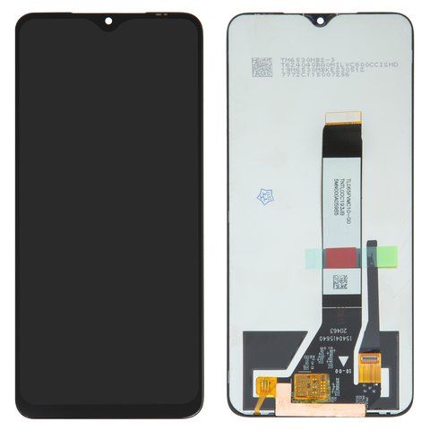 LCD compatible with Xiaomi Poco M3, Redmi 9T, black, without frame, original change glass  , M2010J19CG 