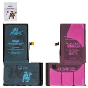 Batería Da Luxiang puede usarse con Apple iPhone XS Max, Li ion, 3.8 V, 3674 mAh, mayor capacidad, original IC