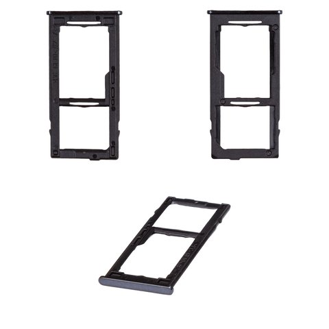 SIM Card Holder compatible with Samsung A426 Galaxy A42 5G, black 