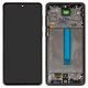 Pantalla LCD puede usarse con Samsung A736 Galaxy A73 5G, negro, con marco, Original (PRC)