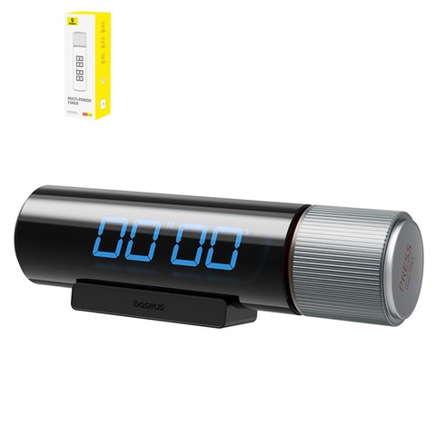 Timers Baseus Heyo Series, black, with holder, magnetic, with LCD  #L60448003111 00