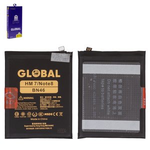 Battery Mechanic BN46 compatible with Xiaomi Redmi 7, Redmi Note 8, Redmi Note 8T, Li Polymer, 3.85 V, 3900 mAh 