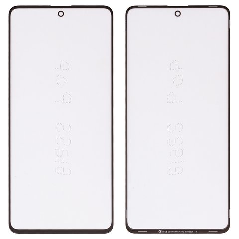 Vidrio de carcasa G+OCA PRO puede usarse con Samsung N770 Galaxy Note 10 Lite, con película OCA, negro