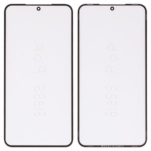 Стекло корпуса G+OCA PRO для Samsung S911 Galaxy S23, с OCA пленкой, черное
