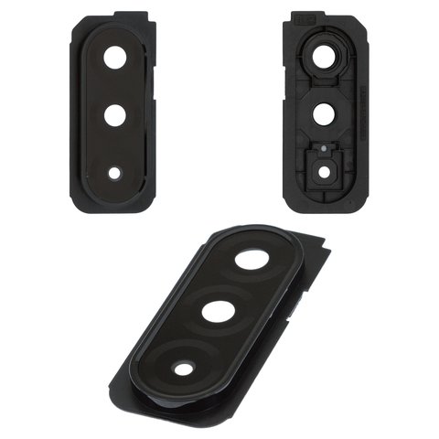 Camera Lens compatible with Samsung A266 Galaxy A26, black, with frames 