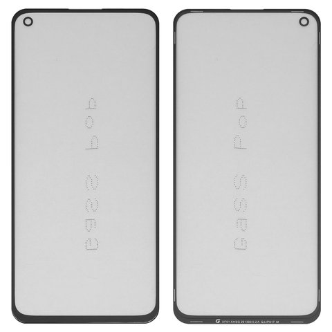 Housing Glass G+OCA PRO compatible with Realme GT 5G, GT Master; OnePlus Nord 2 5G, Nord 2T, Nord CE 5G; Oppo Reno5 4G, Reno5 5G, Reno6, with OCA film, black 