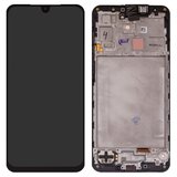 Pantalla LCD puede usarse con Samsung A175 Galaxy A17 4G, negro, con marco, Original (PRC)