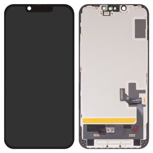 Pantalla LCD puede usarse con iPhone 14 Pro Max, negro, con marco, HC, sin error, OLED , DD OLED OEM soft, 120Hz, diagnosable