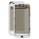 Touchscreen compatible with Nokia 603, (with front panel, white)