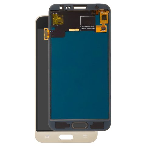 LCD compatible with Samsung J320 Galaxy J3 2016 , golden, without adjustment of light, without frame, Copy, TFT  