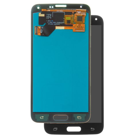 LCD compatible with Samsung G900 Galaxy S5, black, without frame, High Copy, OLED  