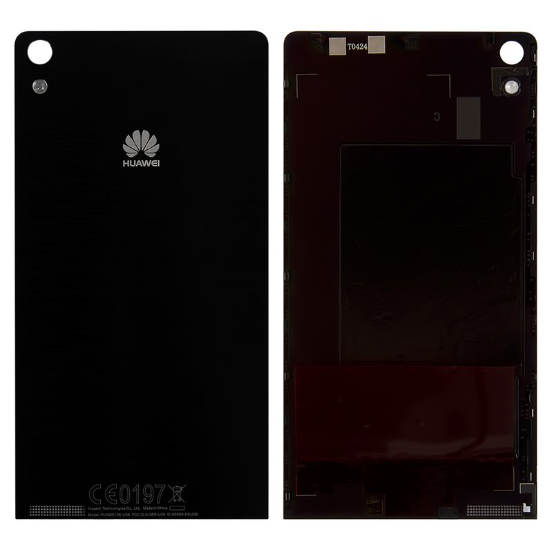Shining Fahrenheit Jeg accepterer det Housing Back Cover compatible with Huawei Ascend P6-U06, (black) - GsmServer